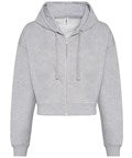 Womens Premium cropped Zip hoodie