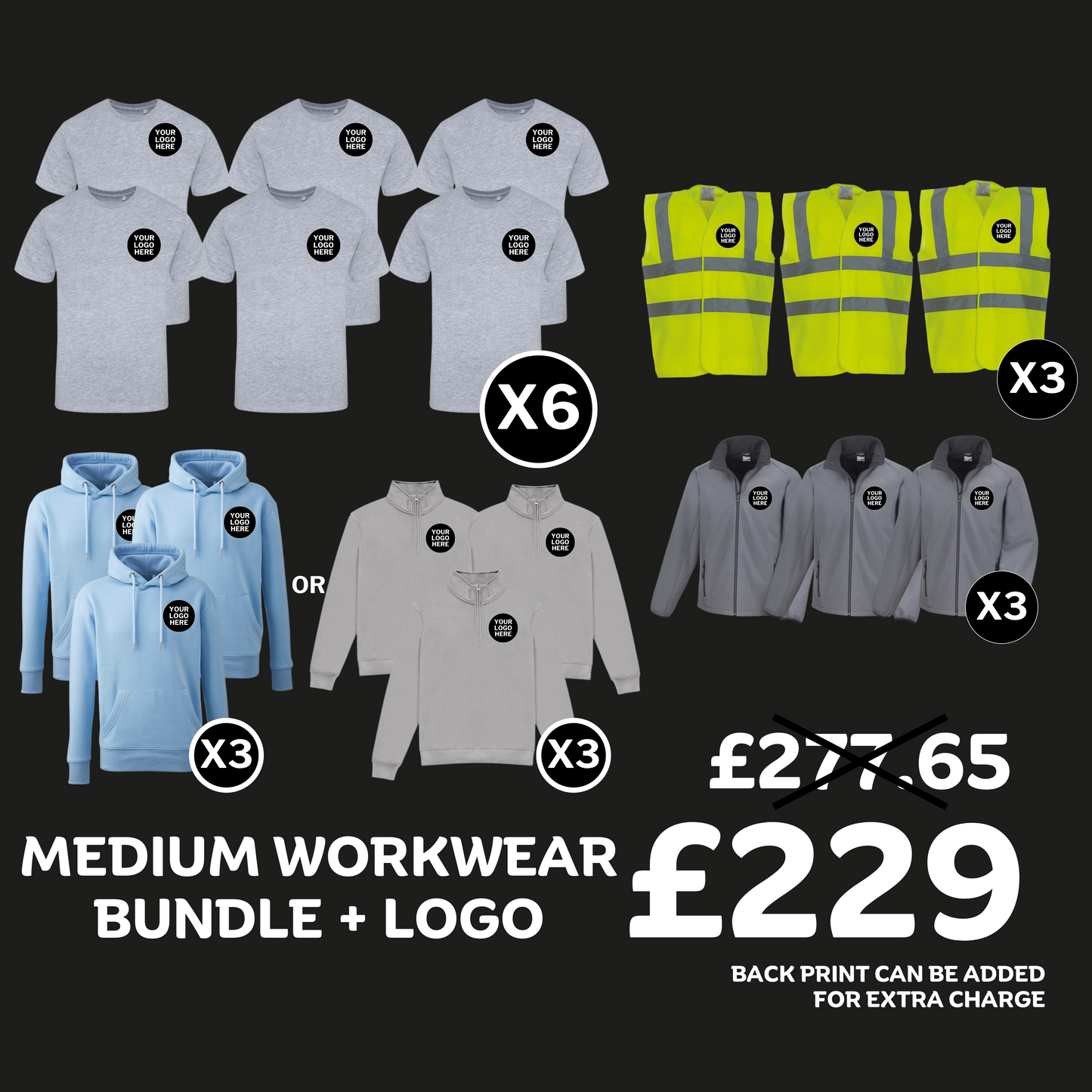 Medium Workwear Bundle + Logo